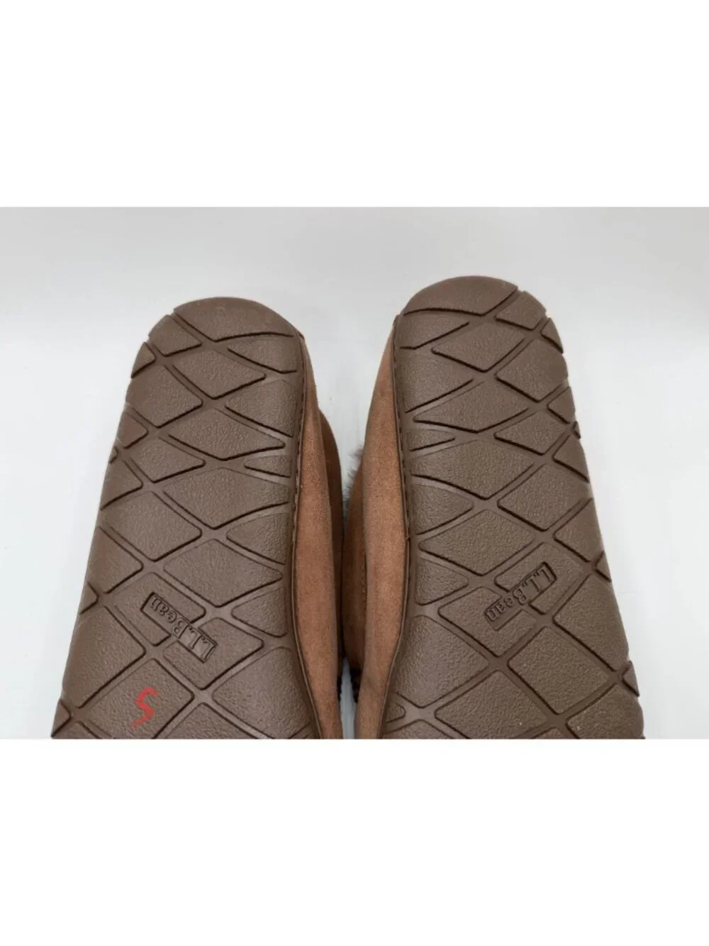L.L.Bean Men's Wicked Good Slippers Venetian Size 12W Comfort Fur lined Shoe